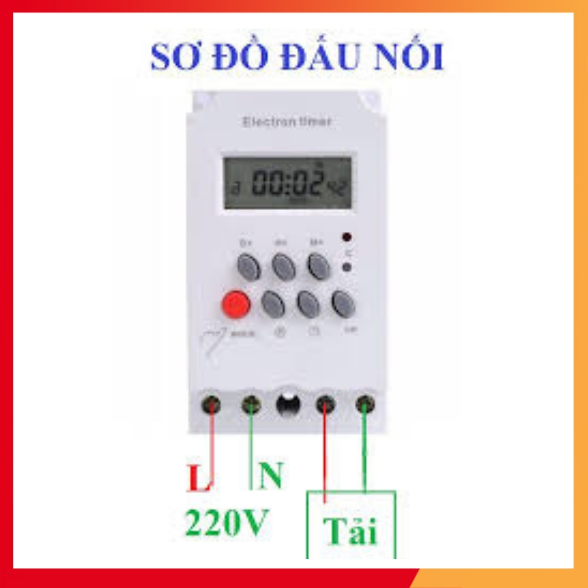 Đồng hồ hẹn giờ điện tử KG316T-II thông minh tắt mở tự động các thiết bị điện cài đặt 1 lần dùng mãi mãi Chuẩn Công Nghiệp 25A/220v