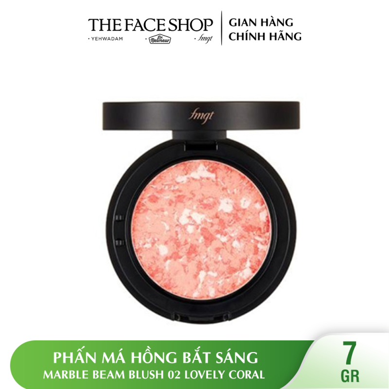 Má Hồng Sáng Da TheFaceShop Marble Beam Blush 7G giá rẻ