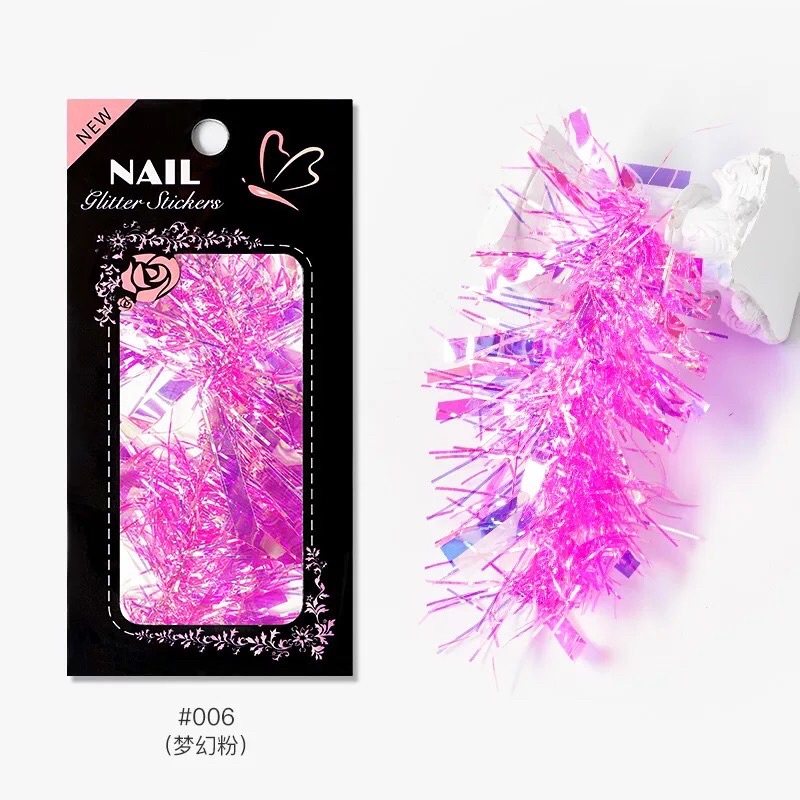 Phụ kiện giấy thuỷ tinh - giấy galaxy ẩn trang trí móng