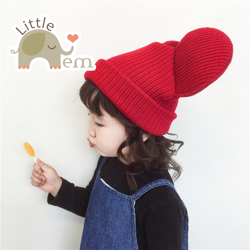 Mũ bé trai/ bé gái kiểu dáng Hàn Quốc - Mickey len