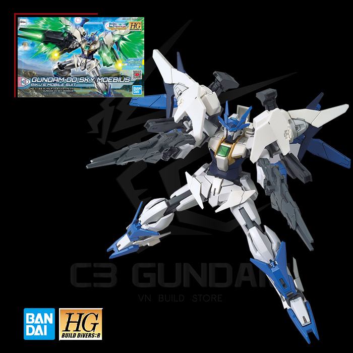 Hcm][Có Sẵn] Mô Hình Gundam Bandai Hg 039 1/144 Gundam 00 Sky Moebius  Hgbd:R Gundam Build Diver Rise | Lazada.Vn