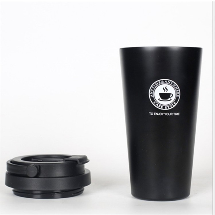 Ly Cafe Inox Có Nắp 500Ml