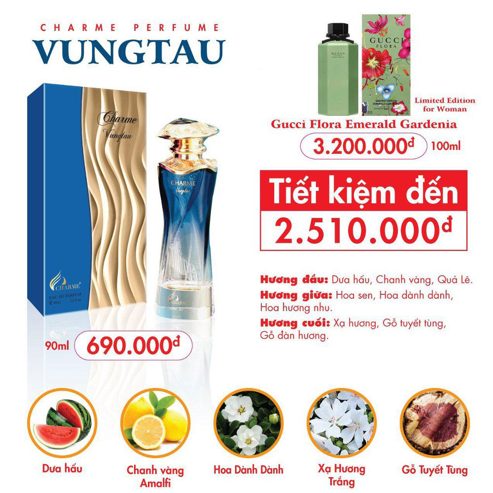 Nước Hoa Nữ Good Charme Vũng Tàu 90ml