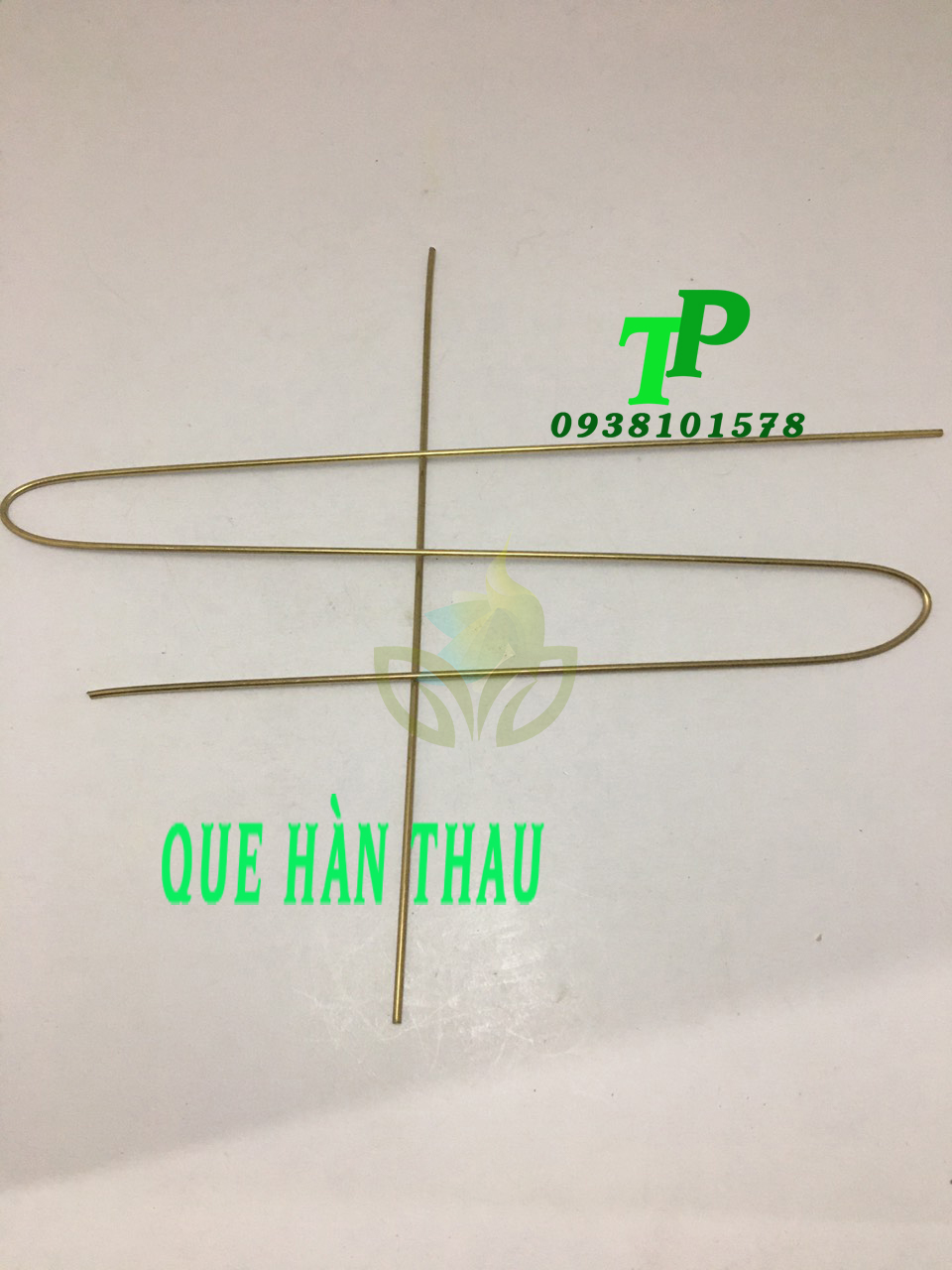 Que hàn thau dùng cho đồng và sắt