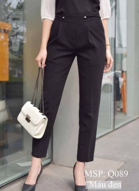 Quần baggy nữ , Quần baggy nữ mã 456 chất vải tuyết mưa cao cấp dày dặn sóng quần, Thích hợp cho văn phòng, học sinh ,sinh viên