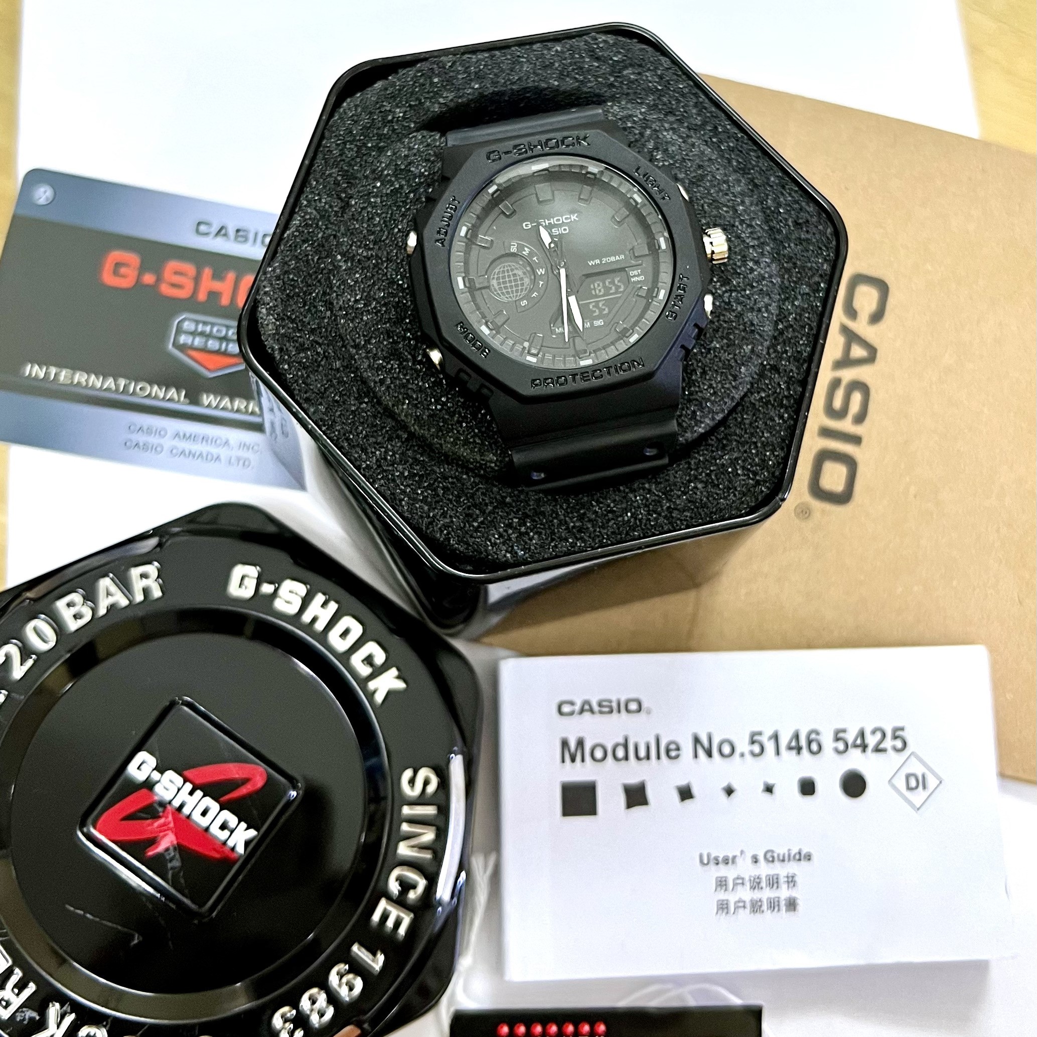 Đồng hồ nam nữ Casio G Shock GA2100 bản đặc biệt, bản đồ thế giới - OneTime Store