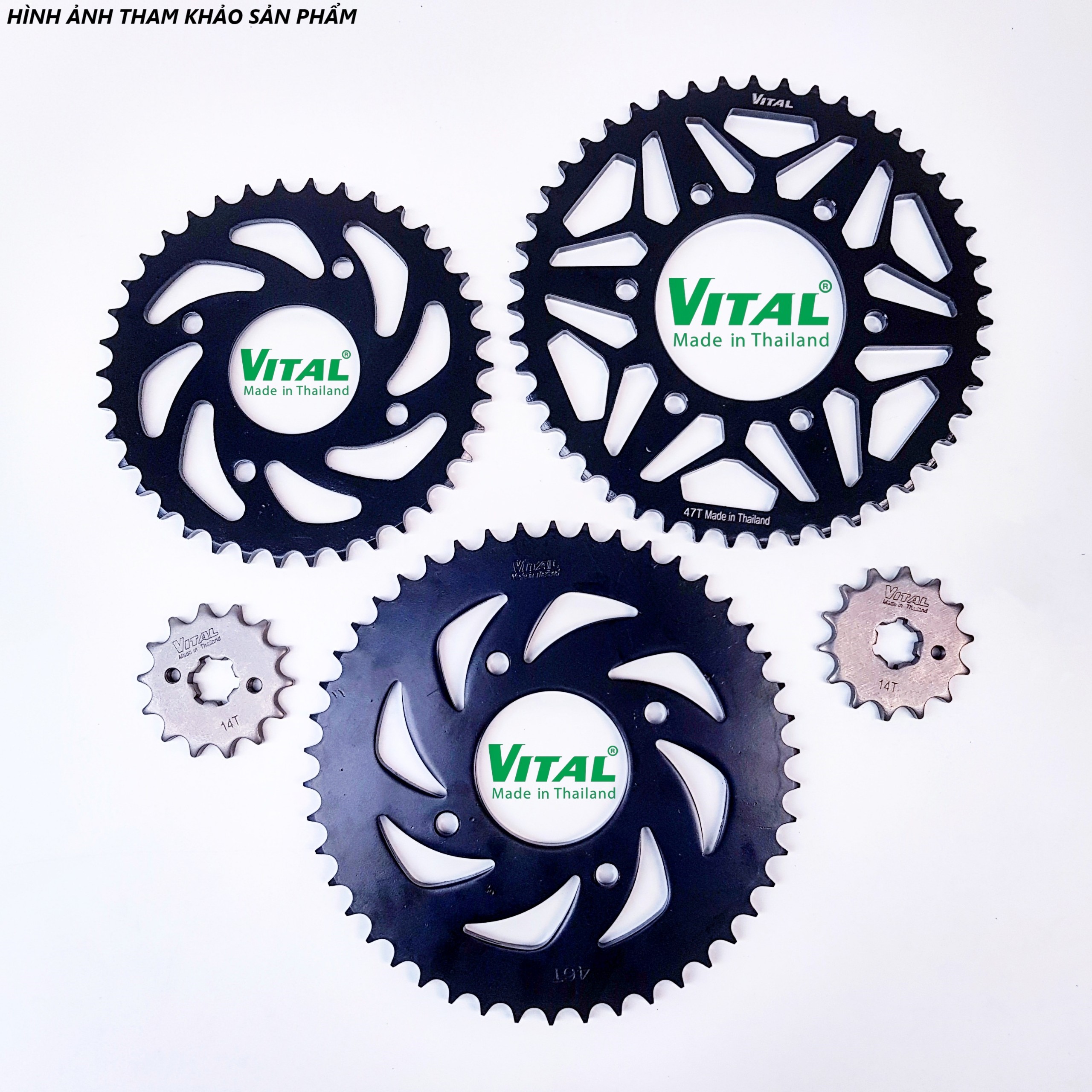 [HCM]Sên nhông dĩa Raider Xăng cơ/Satria ( 428-120L 14T+43T )