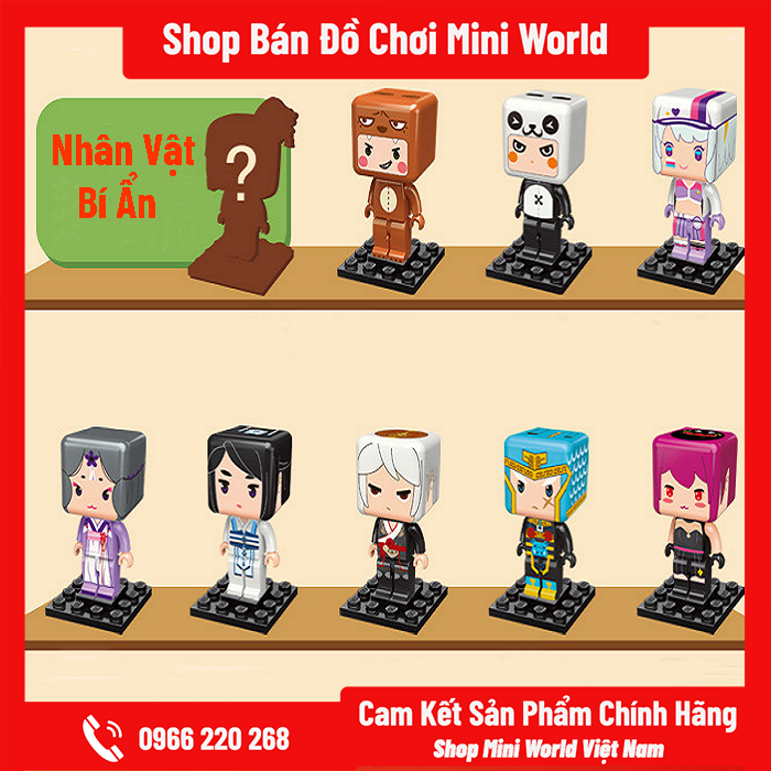 Mô hình Mini World Nhân Vật Bí Ẩn MW2 [Gửi 1 Hộp Ngẫu Nhiên]