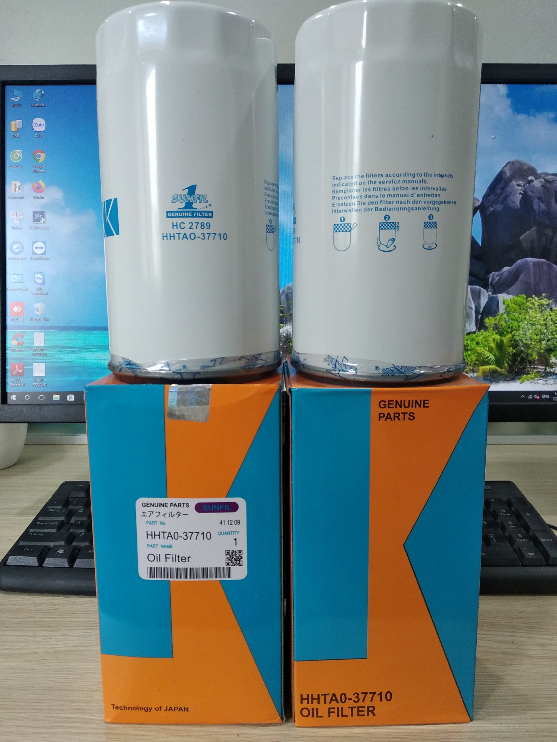 Lọc thủy lực máy KUBOTA L4518, L5018, M6040, M9540 - Sunfil 1