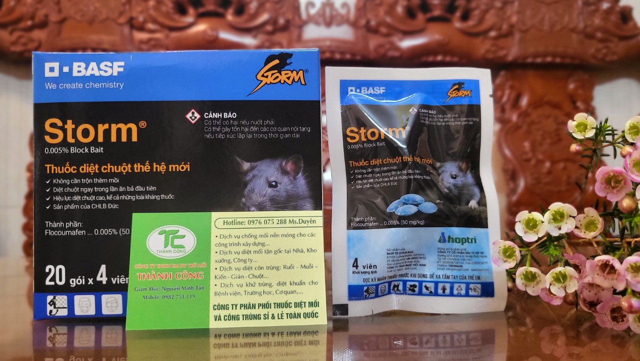Thuốc diệt chuột Storm thế hệ mới Basf Đức