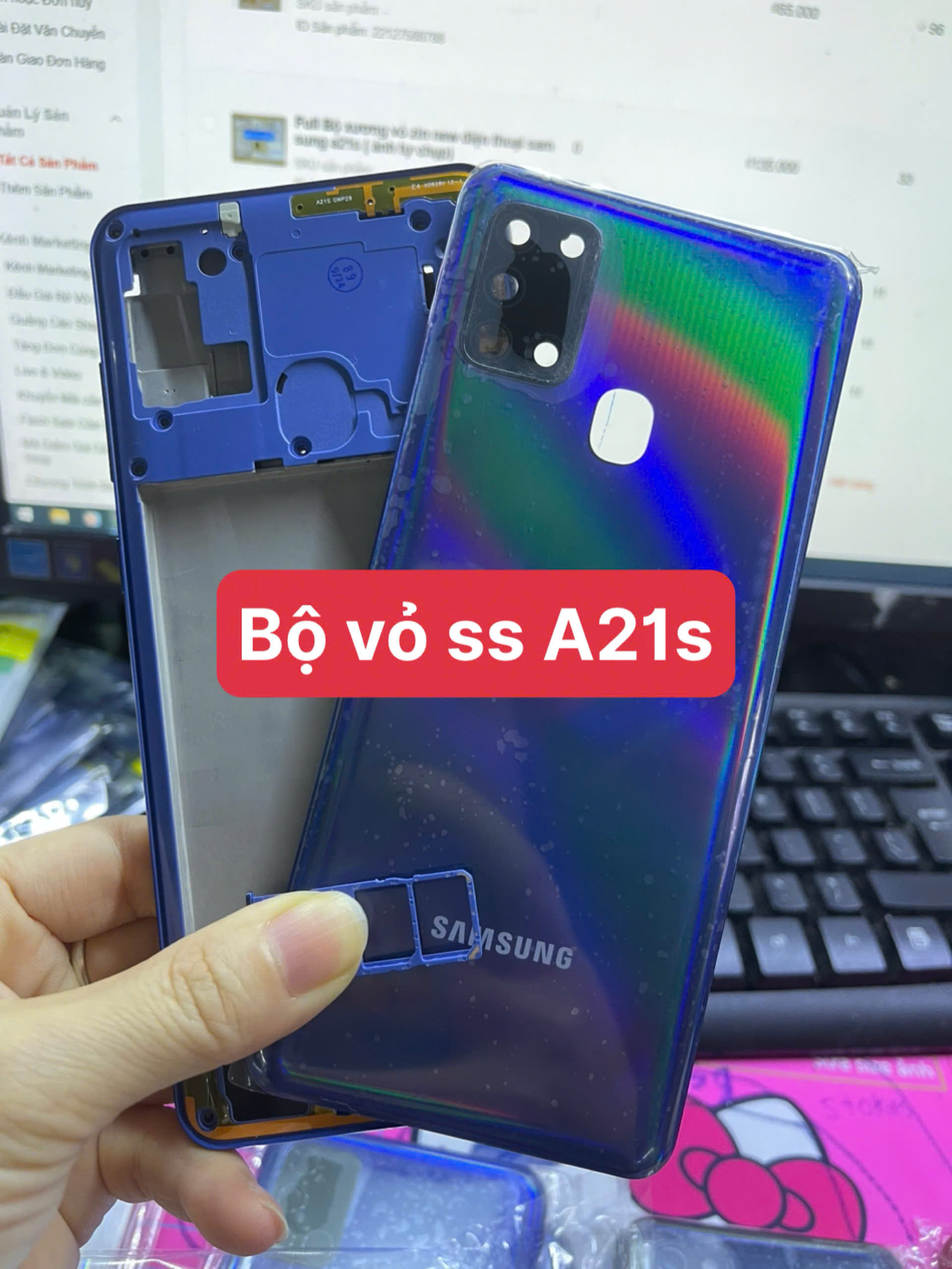 bộ vỏ Sam sung A21S /P in điện thoại  A21s/Pin điện thoại Sam Sung A13 (4G-5G)/ A14-5G/ A12/ A21s.lắp chung