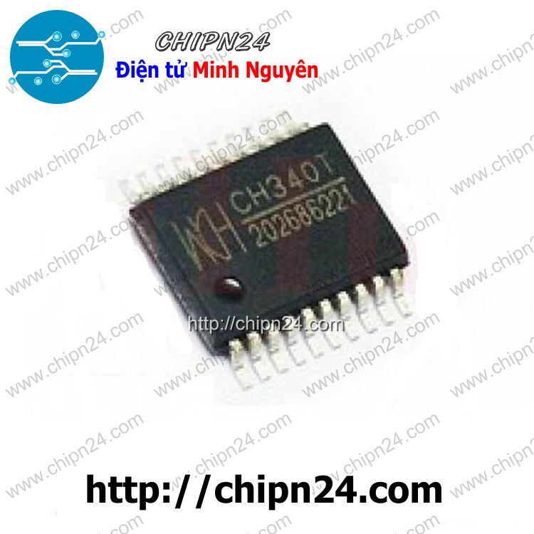 Ic dán ch340t tssop-20