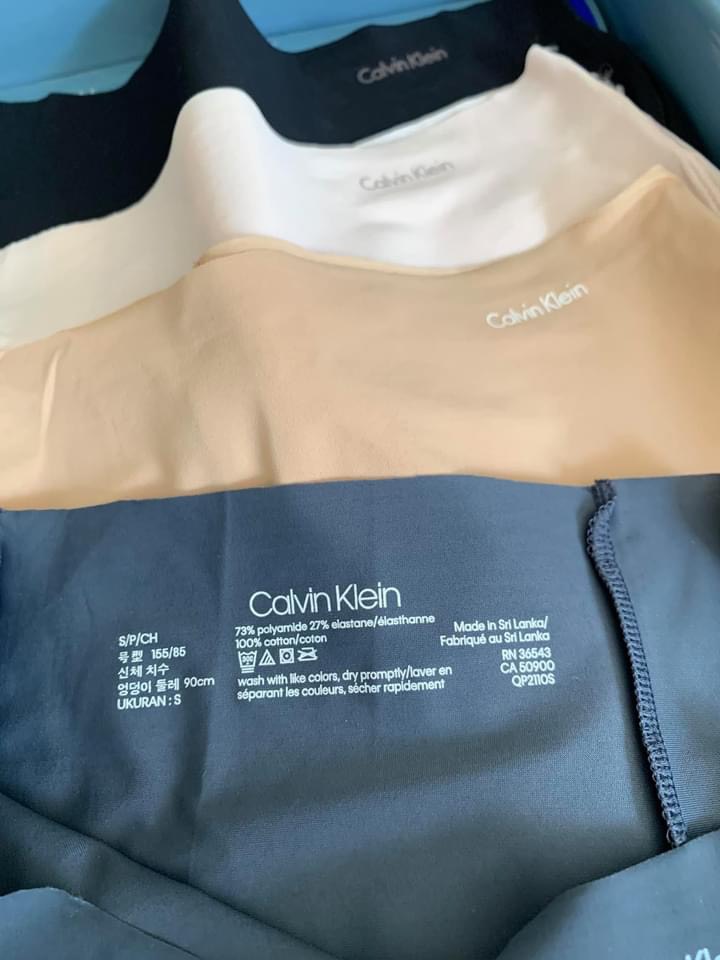 Set Quần Lót CK (Calvin Klein) Không Đường May