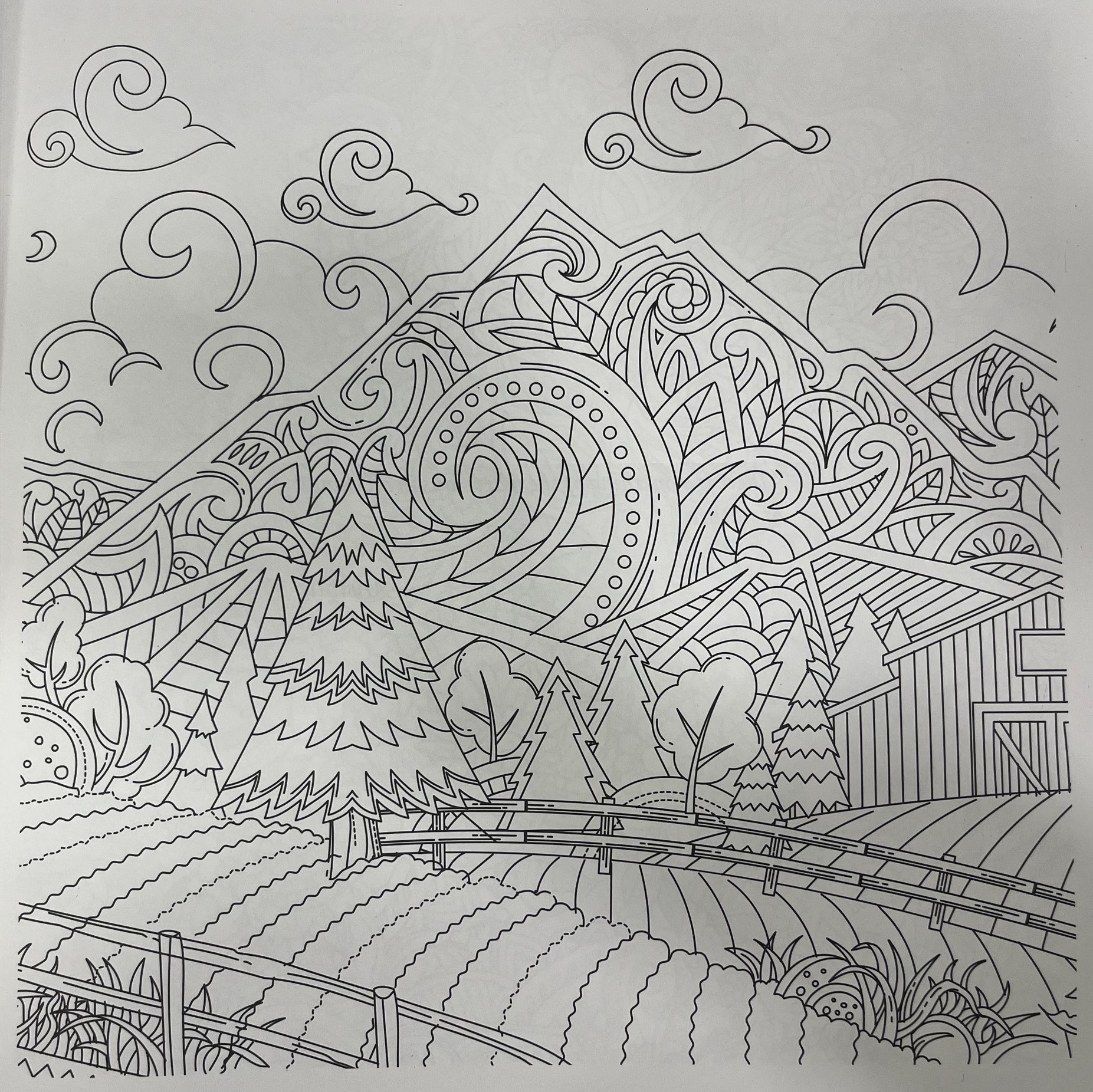 Nature - Colouring Book For Adults (Sách tô màu - Thiên Nhiên)