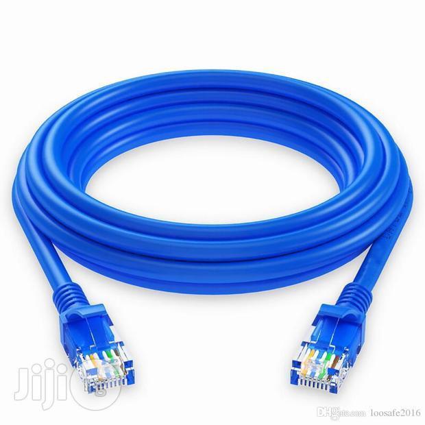 Cáp Mạng UTP Cat 5E Dây Xanh  Bấm Sẵn 2 Đầu 20m-50m