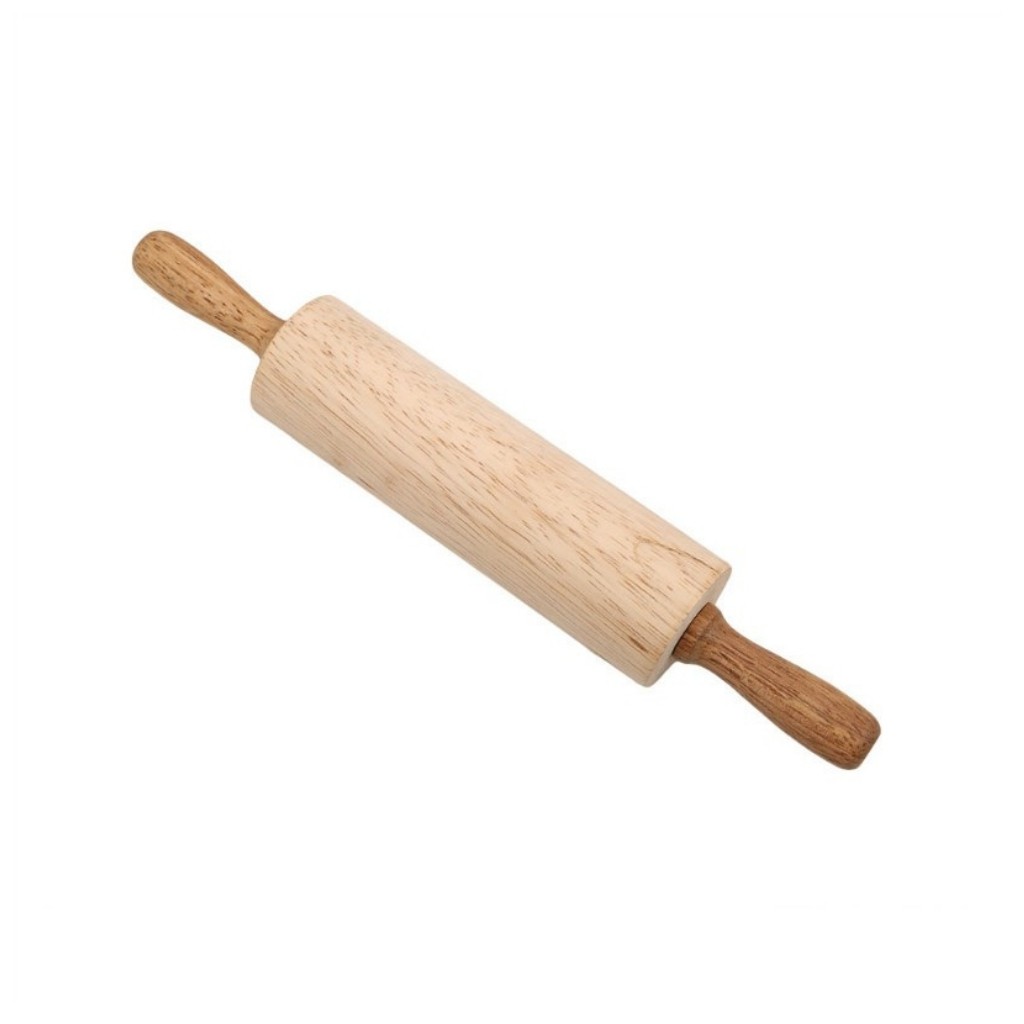 Lăn bột gỗ cán xoay 38cm- 41cm