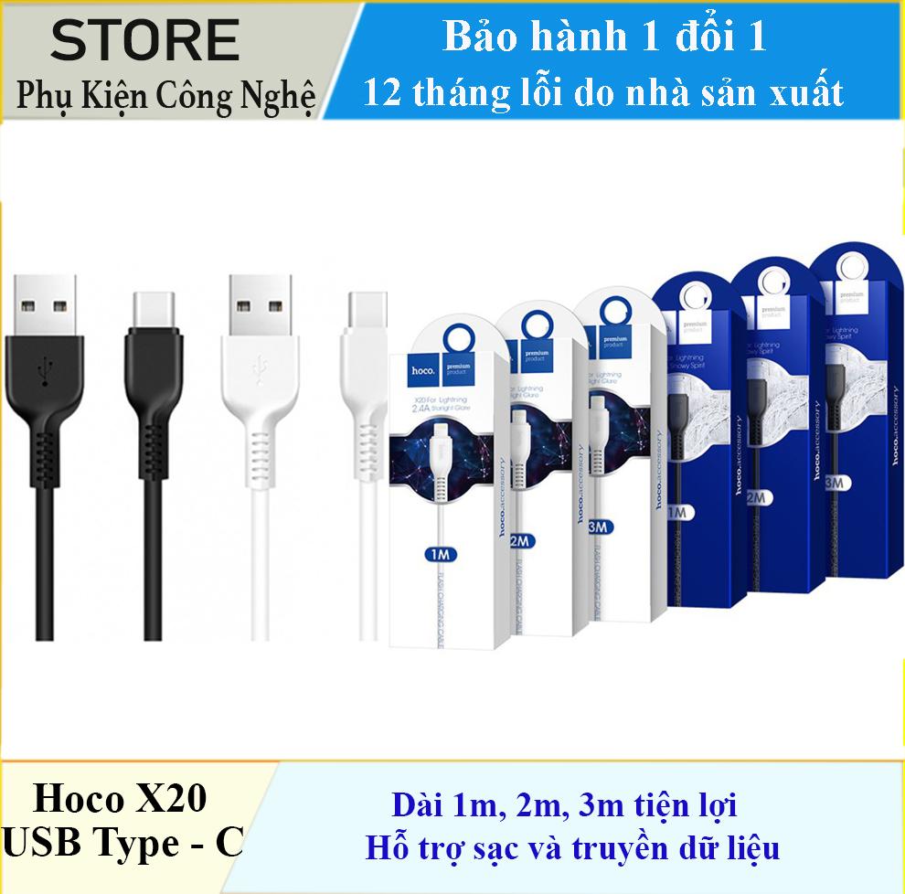 [HCM]Cáp sạc nhanh Hoco X20 USB Type - C