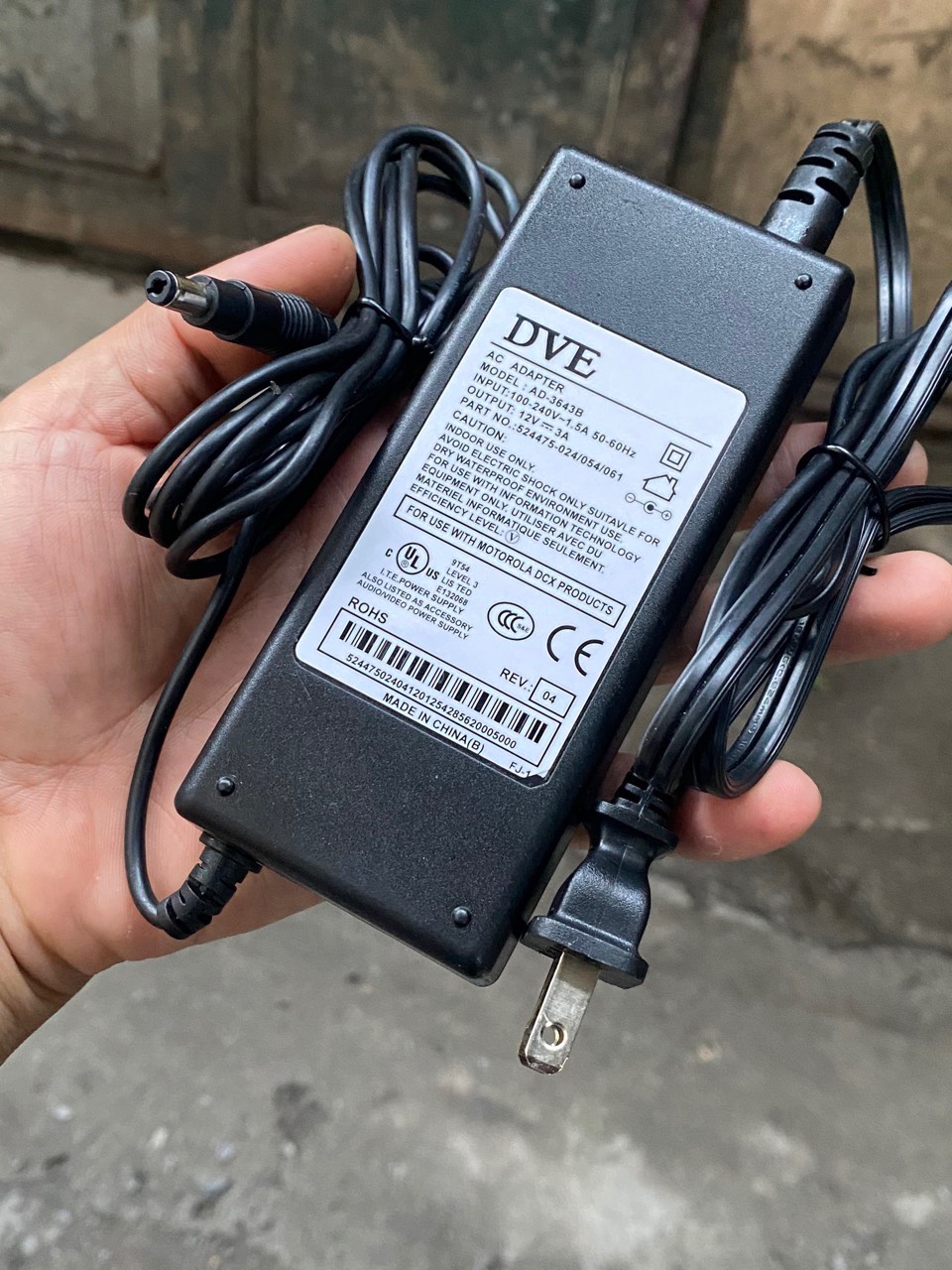 Dây nguồn màn hình Viewsonic 12V 3A hàng cao cấp