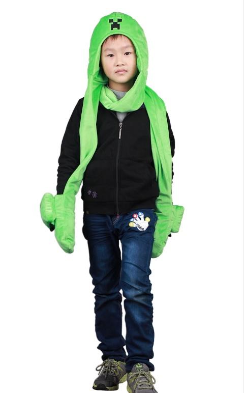 Combo mũ – khăn – bao tay Minecraft