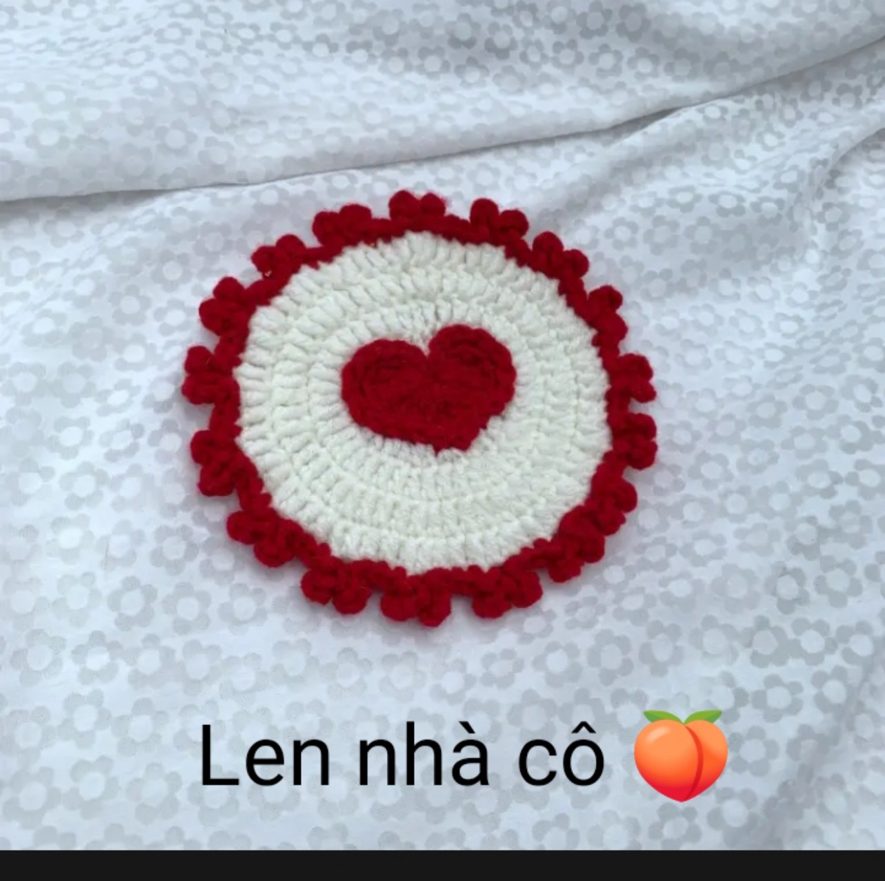 miếng lót ly tách hàng handmade xinh xắn