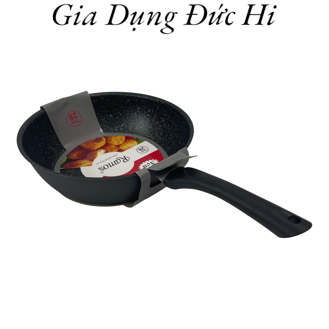 Chảo Sâu Vân Đá Ramos Đủ Size 22cm 24cm 26cm 28cm