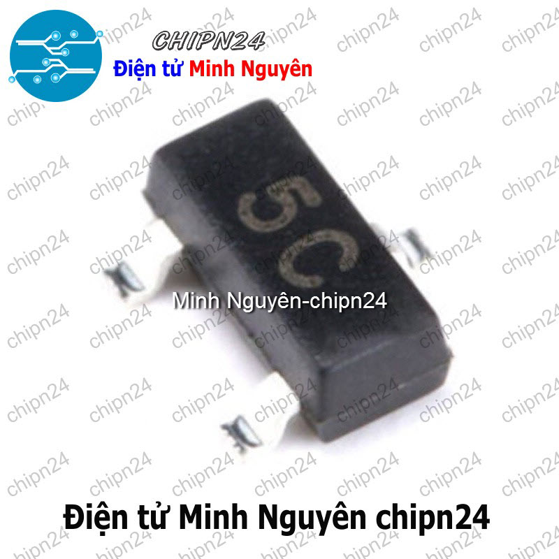 [25 con] (G9.1) Transistor Dán BC807-40 (5C) SOT-23 PNP 500mA 45V (SMD) - HH007087