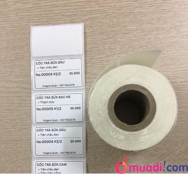 [HCM]Giấy in tem nhãn mã vạch khổ 30x40