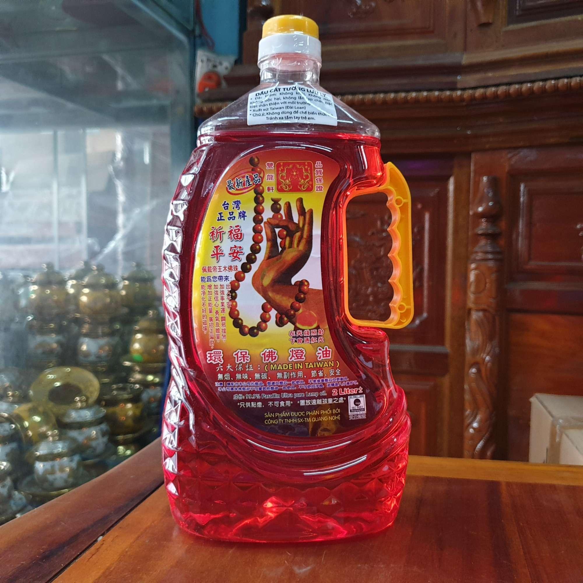 Chai dầu lưu ly cát tường 2Lit