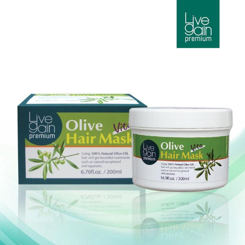 Mặt Nạ Hấp Tóc Livegain Premium Olive Hair Mask Vita 500g Hàn Quốc giá rẻ