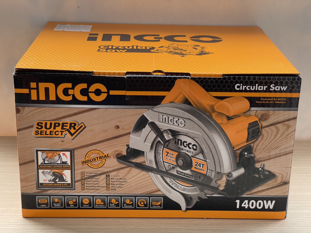 [HCM]MÁY CƯA ĐĨA INGCO 1400W - 185M CS18538