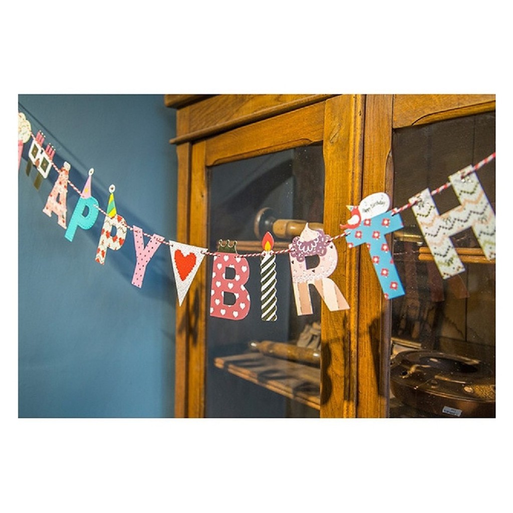 [HCM]Dây Cờ trang trí Sinh Nhật Happy Birthday