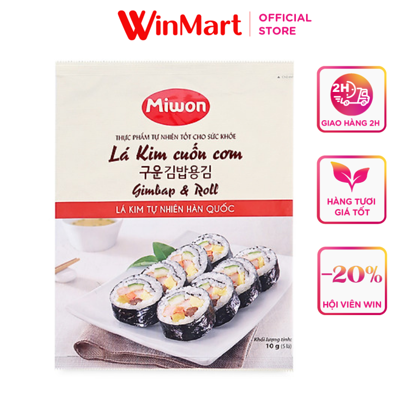 - lá kim cuốn cơm miwon gói 10g