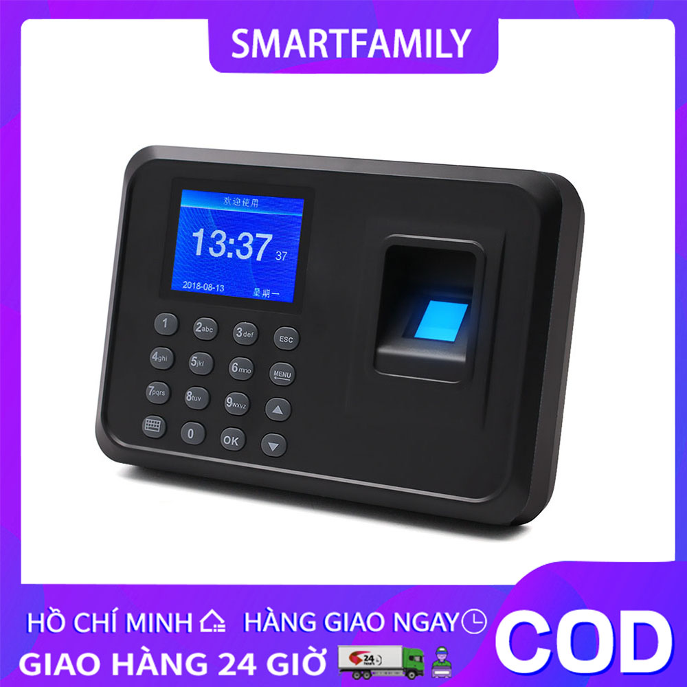 【Có sẵn bằng tiếng Việt】Máy Chấm Công Quét Vân Tay 911 Máy khoan