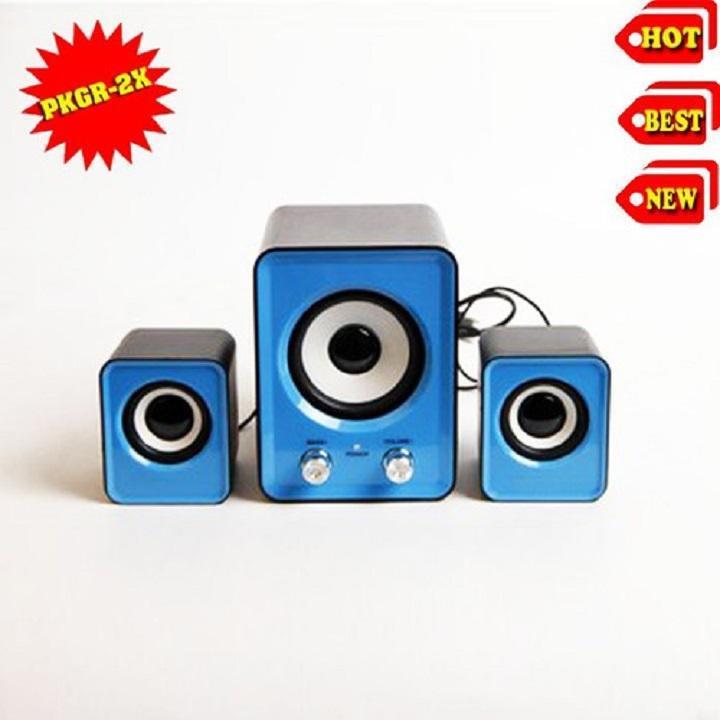 GIÁ TẬN GỐC Loa nghe nhạc cắm dây loa máy tính 202 loa bộ vi tính loa mini bộ 3 loa