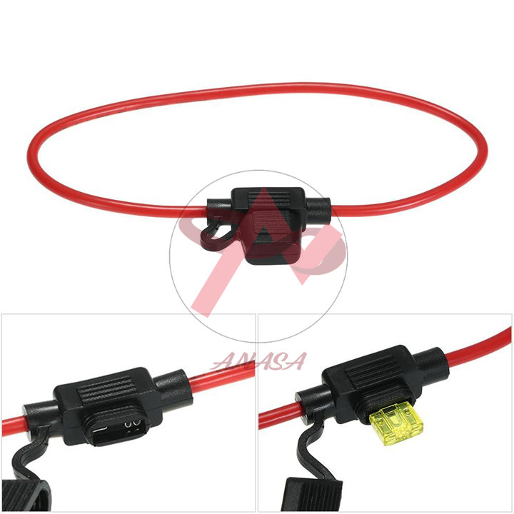 Hộp Đựng Cầu Chì Mini Cho Xe Máy - Ô Tô 12V