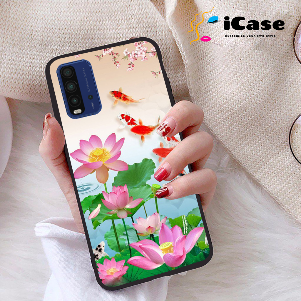 Ốp lưng Xiaomi Poco M3 viền dẻo TPU BST Sen