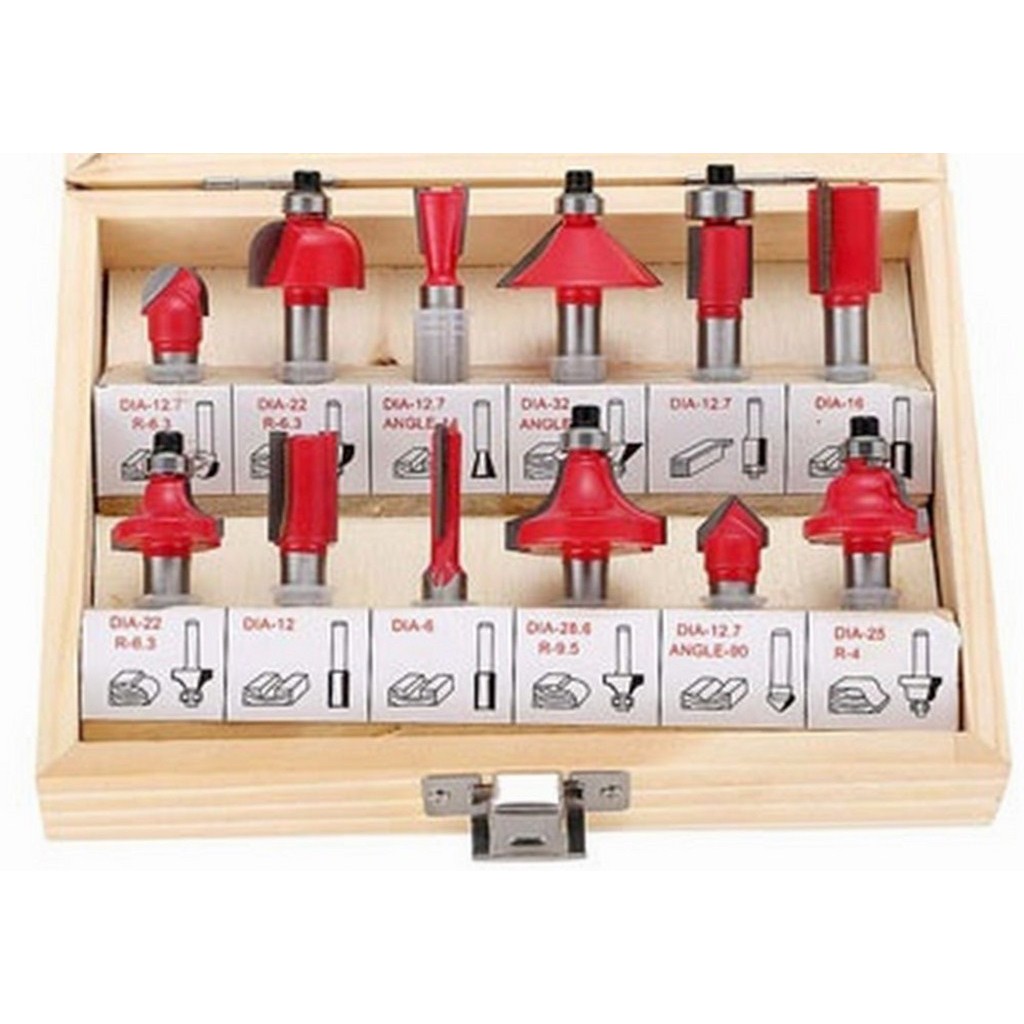 [HCM]Bộ Mũi -Phay Gỗ 12 Món Độc Đáo