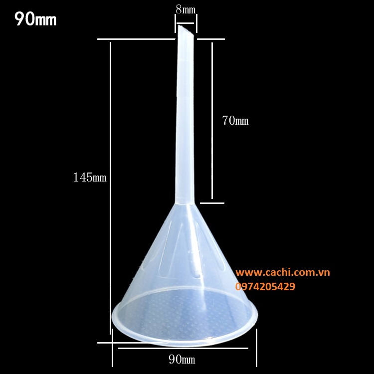Phễu rót hóa chất phi 90