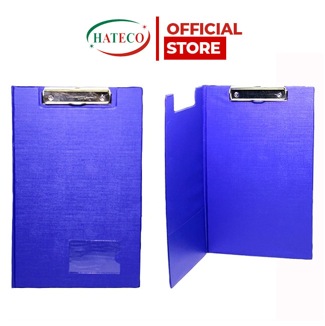 Bìa trình ký 2 mặt xi màu xanh eke