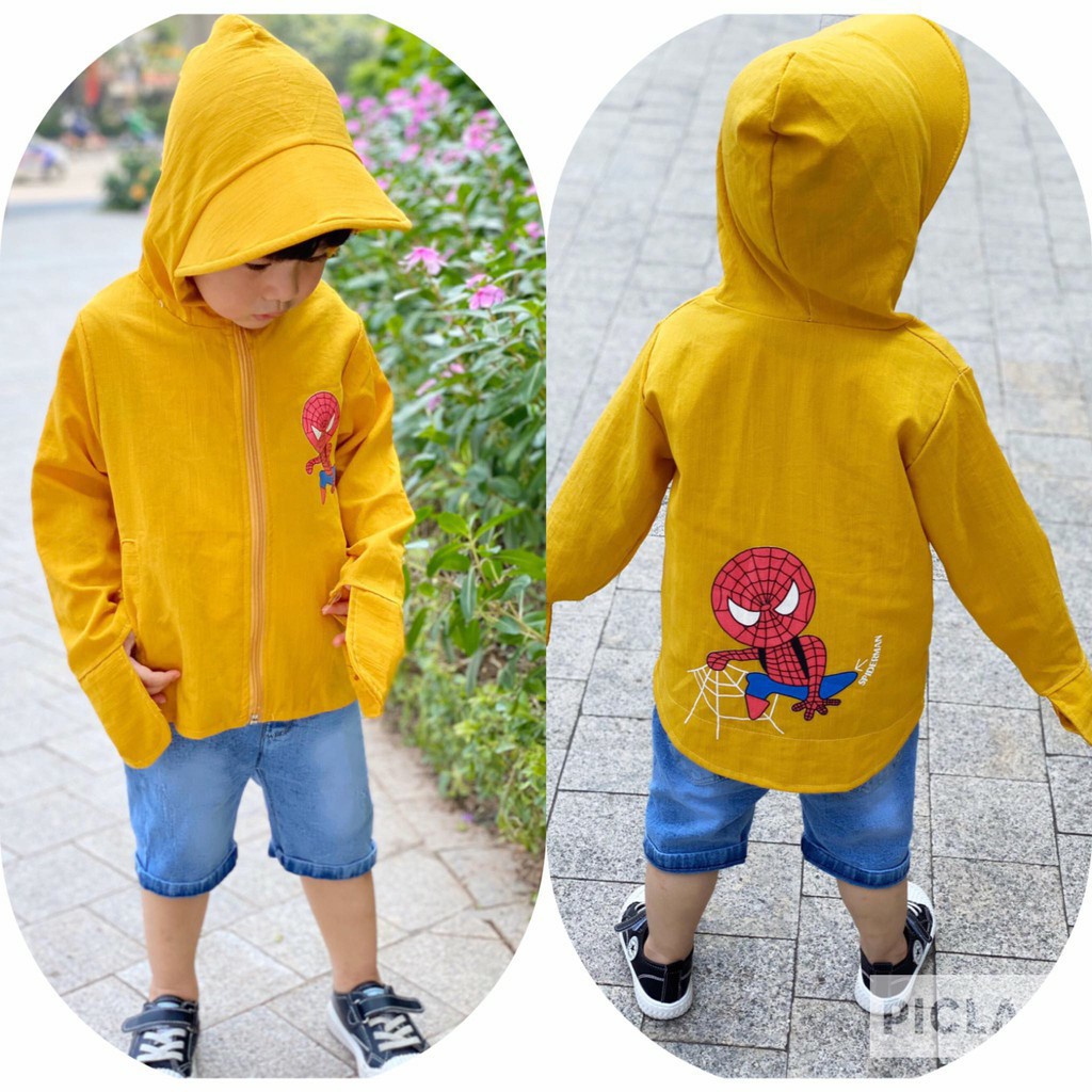 Áo chống nắng nhện siêu đáng yêu cho các bé