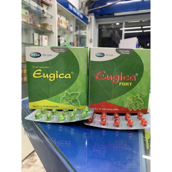 Thảo Eugica giảm ho - Vỉ 10 viên - ho dầu