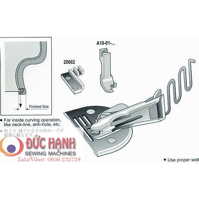 CỬ VIỀN / GÁ VIỀN A10 2 MÉP ĐỦ SIZE - HÀNG GOLDEN EAGLE