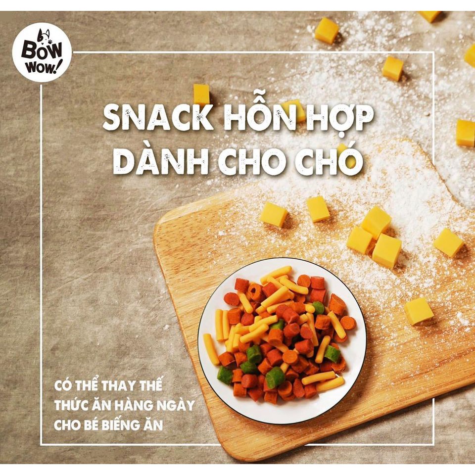 Bánh thưởng hỗn hợp Bow Wow cho chó , mèo
