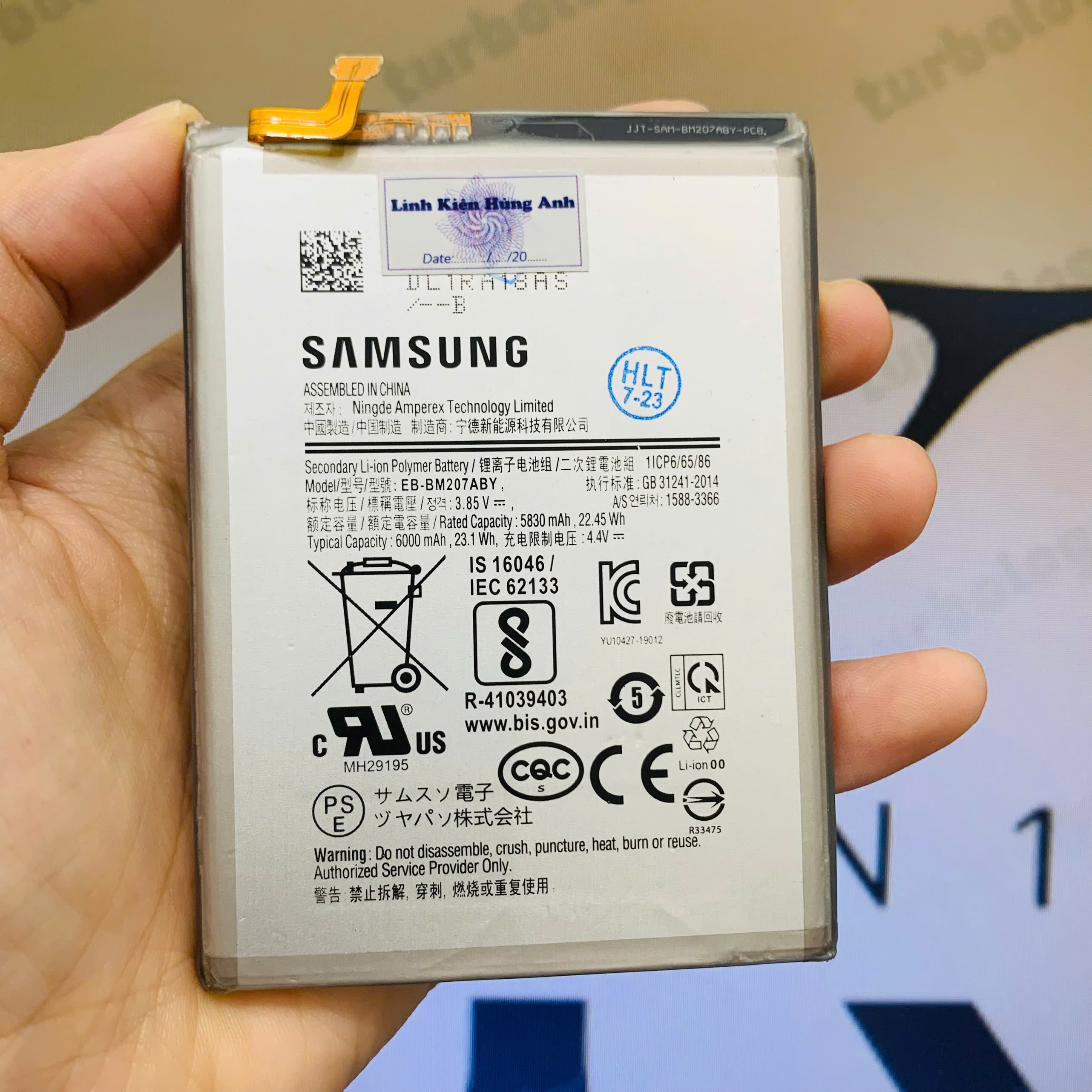 Pin Samsung M30S / M20S / M21 / M31 (EB-BM207ABY) loại 1