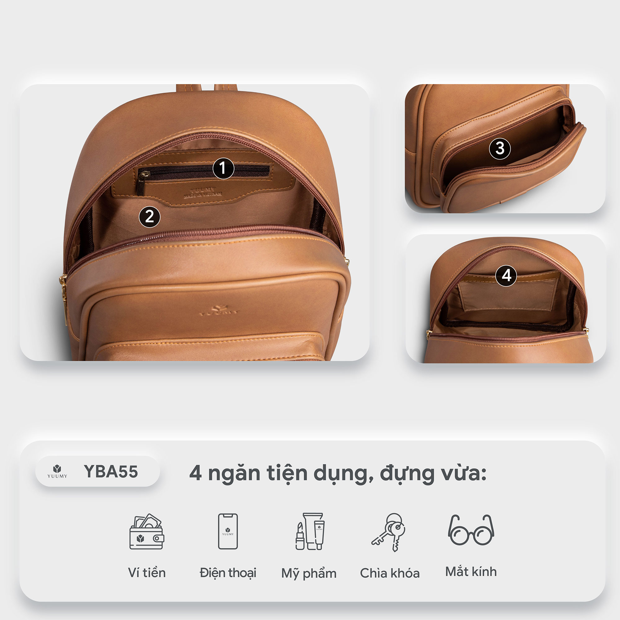 Balo da nữ công sở cỡ trung YUUMY YBA55