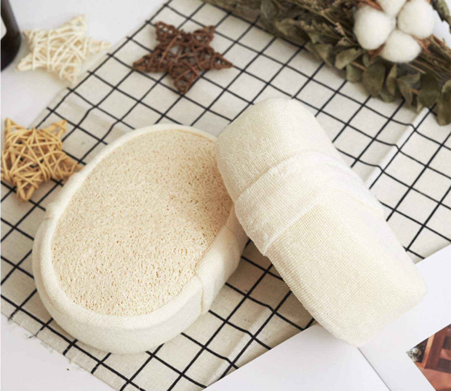 Bông Tắm Xơ Mướp Bọt Biển