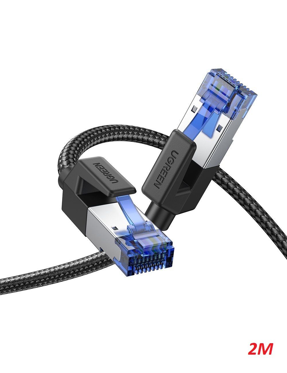 Ugreen 80431 2m cat8 shielded cáp nối mạng lan giữa các máy tính nw153