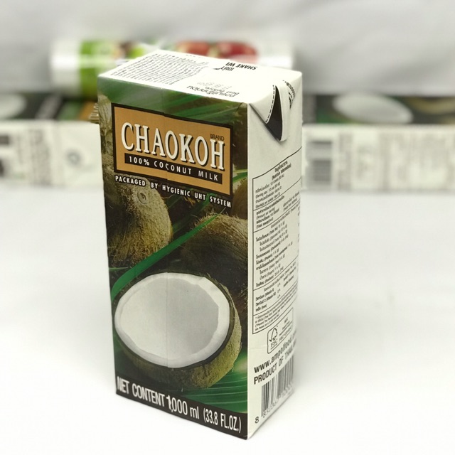 Nước cốt dừa thái lan chaokoh 1l - cốt dừa đậm đặc 23%