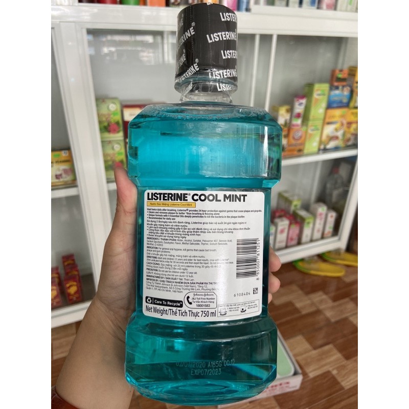 Nước súc miệng Listerine thái 750ml