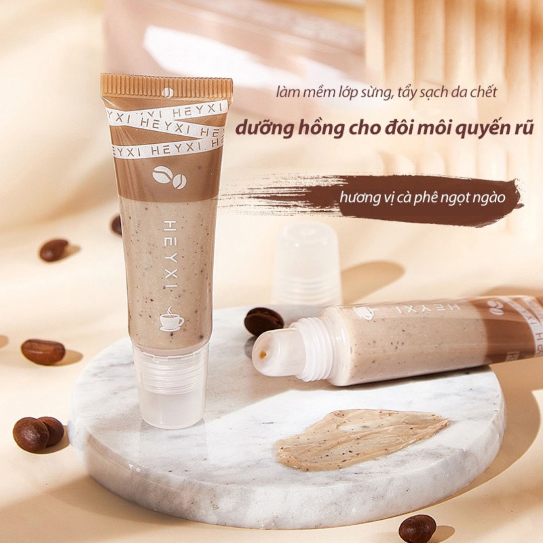 Tẩy Da Chết Môi Heyxi Cafe 15G